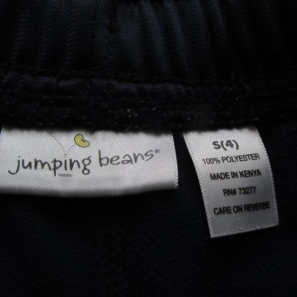 Jumping Beans Pull On Sweatpants Boys Size 4 Navy Blue Elastic Jogger Bottoms - Picture 3 of 4